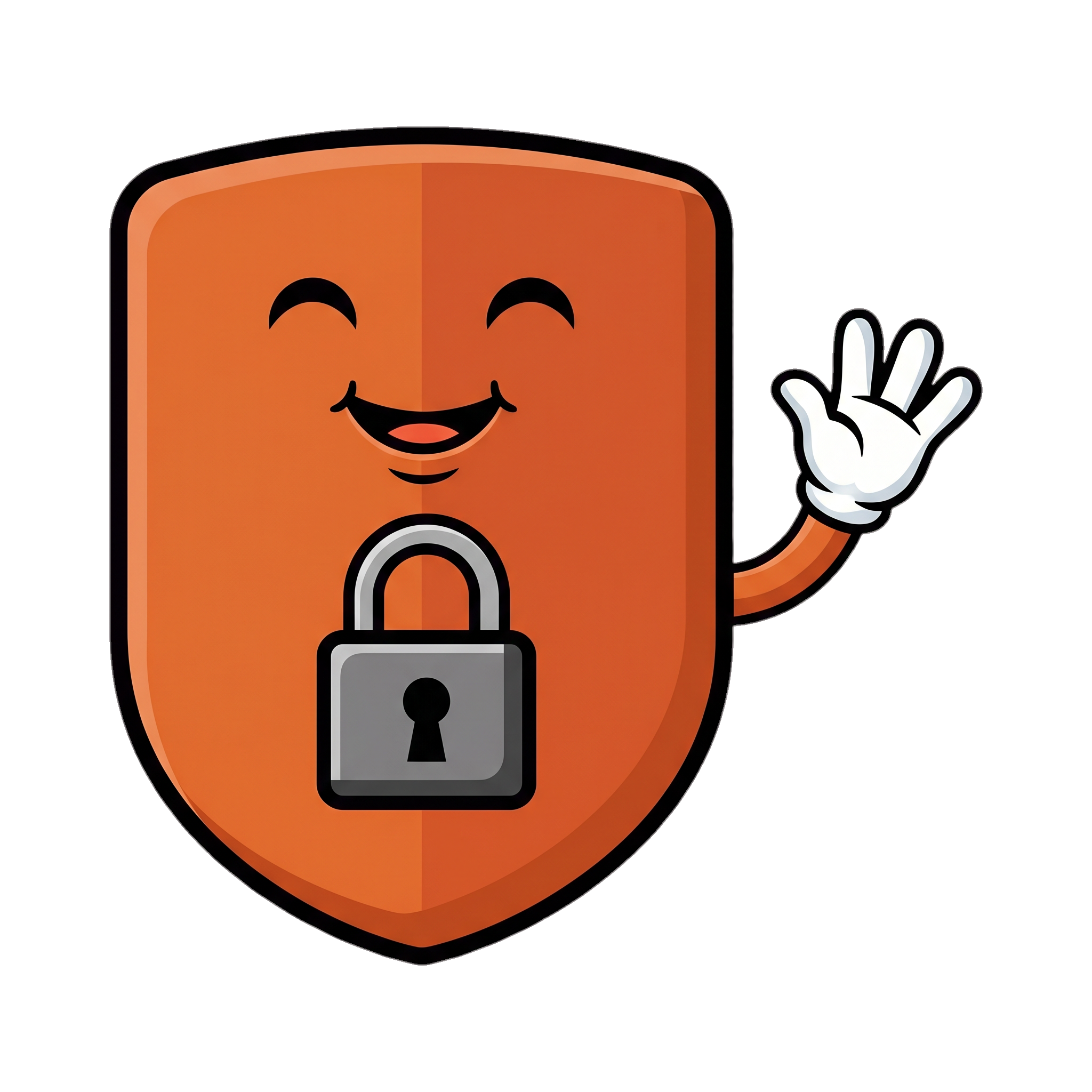 Vaultly mascot waving